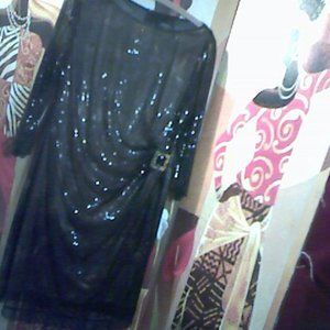 Tahari  SZ 14 Black W/Tan Slip Buckle NWOT